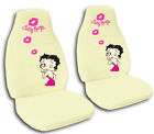 CUTE SET BETTY BOOP FRONT CAR SEAT COVERS,CHOOSE COLOR BACK SEAT COVER 