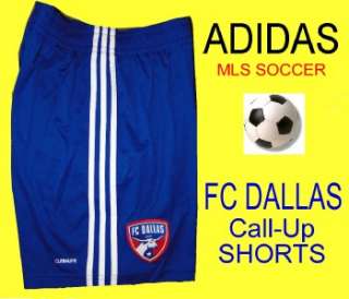 NEW Mens ADIDAS MLS Soccer FC DALLAS Call Up SHORTS L  