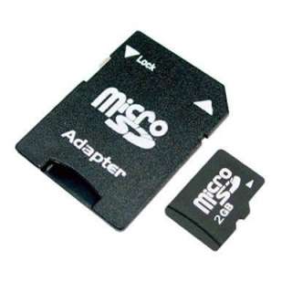   2GB 2 GB MicroSD Micro SD Memory Card + Adapter for Phone or Camera