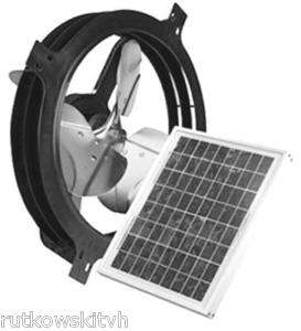 Air Vent 800 CFM Solar Powered 15 inch Gable Fan 046388535604  