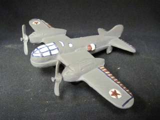 WOW Nice Cast Iron Bomber US Airplane Toy Repro  