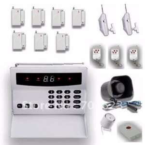   32  zone wireless home security alarm system kit
