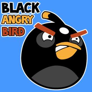 BRAND NEW~~Black Angry Birds Mascot!!!!   Perfect for game addicts or 