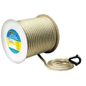   Gold Double Braided Nylon Anchor Line 3/8