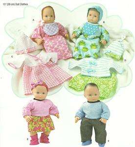 15 BABY DOLL CLOTHES GOWN TOPS PANTS BIB BABY ALIVE CABBAGE PATCH 