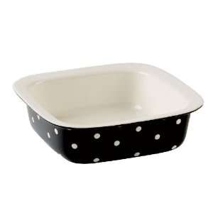 Spode Baking Days Black Square Dish 10 Inch  Kitchen 