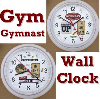   Clock Gym Gymnast Tumbling Rings Pummel Bars Balance Beam NEW  