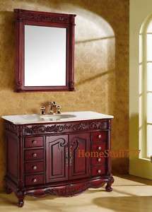 48 Traditional Bathroom Vanity Bath Cabinet Set 8103  