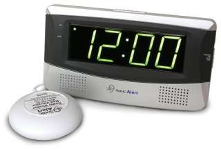   Boom Loud Vibrating Alarm Clock with Large Display 650518100022  