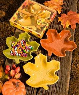 72   Autumn Fall Leaf Candy Dish   Wedding Favors  