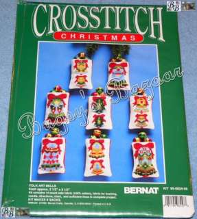   ART BELLS Counted Cross Stitch Christmas Ornaments Sack Kit  