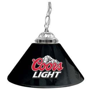 Coors Light 14in Single Shade Bar Lamp Pool Table Light 844296041329 