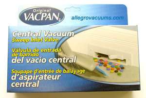 Black VACPAN Central Vacuum Automatic Dust Pan   NEW  