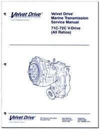   Manual Borg Warner Velvet Drive V Drive Marine Transmission  