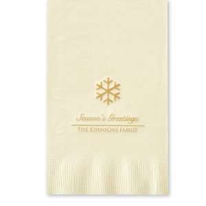  Snowflake Holiday Guest Towels
