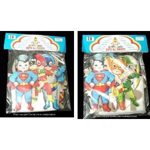 Batman Robin Superman Flash + Super Hero Figures New