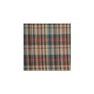   DRW262A Multi Brown and Tan Plaid Bed Skirt / Dust Ruffle Size: Queen