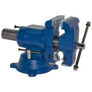 Multi Jaw Rotating and Combination Pipe and Bench Vise   5 1/8in. Jaw 