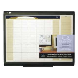Quartet 24 x 18 Designer Dry Erase One Month Planner Board 