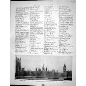   1936 Houses Parliament Big Ben Clock PaulS Cathedral: Home & Kitchen
