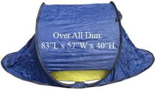 Instant Pop Up Camping Tent Shelter Beach 2 Persons  