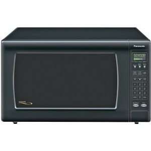Black 1250 Watt Counter Top Microwave Oven With Inverter Technology 