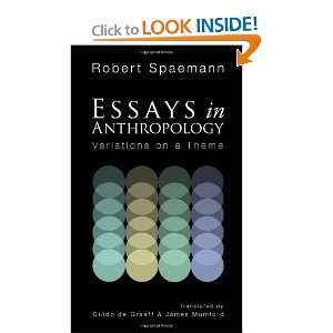    Variations on a Theme [Paperback] Robert Spaemann Books