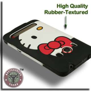 Case for HTC EVO 4G Hello Kitty Cover +Screen Protector Hard Plastic 