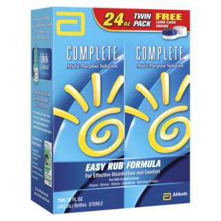 Complete Multipurpose Contact Lens Solution 2 pk.   24 ozOpens in a 