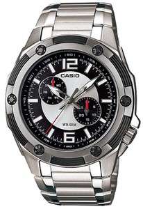 Casio MTP1326D 1A1V Mens Stainless Steel Multi Function Day/Date 