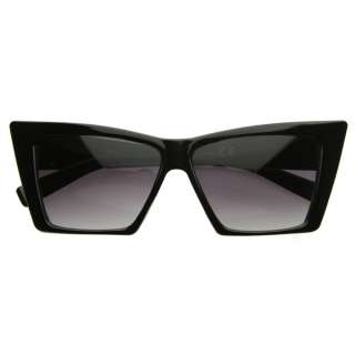 High Pointed Cat Eye Sunglasses Sharp Tip Geometric Square Womens 
