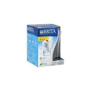  Brita Pitcher Water Filtration System, Classic Model, 6 