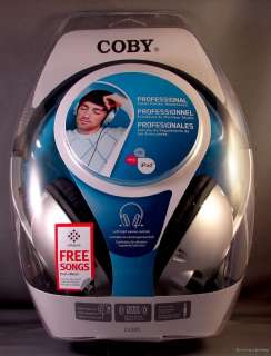 Coby CV 320 Pro Studio Monitor Headphone Earphone New  