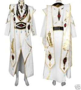 Code Geass Lelouch Rebellion Emperor Cosplay Costume  