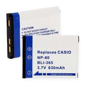   Quality Replacement battery For Casio EX 61, 630mAh, Electronics