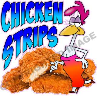 14 Fried Chicken Stip Concession Restaurant Sign Decal  