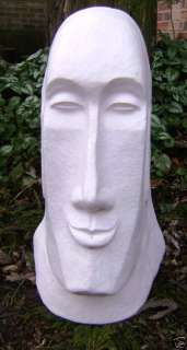 tiki concrete mold plaster mold Easter Island tiki mold garden casting 