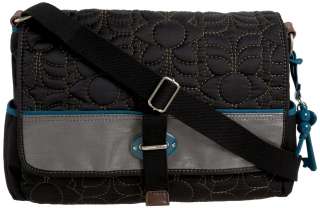   KEY PER Black Messenger Crossbody Bag Satchel Handbag Purse ZB5023 NWT