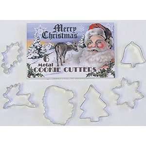  Christmas Cookie Cutter Set   6 Shapes
