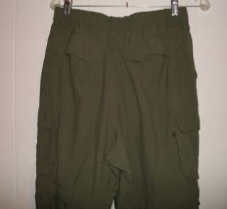 Boy Scouts Of America Womens Official Green Switchback Cargo Pants 30 