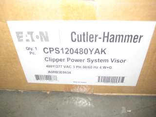CUTLER HAMMER CPS120480YAK CLIPPER POWER SYSTEM PANEL  