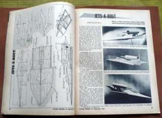 VINTAGE FLYING MODELS MAGAZINE SEPTEMBER 1957 RC BOATS & PLANES  