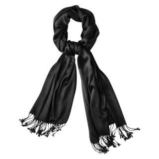 Merona® Black Solid Pashmina Scarf.Opens in a new window