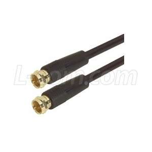  RG59A Coaxial Cable, F Male / Male, 100.0 ft Electronics