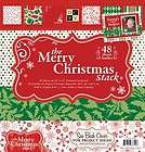 48x DCWV The Merry Christmas Paper Stack   12x12 with foil