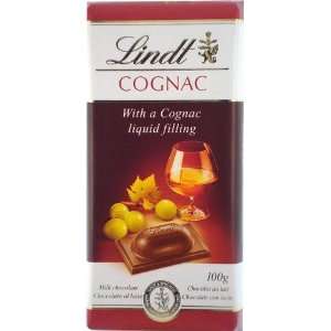 Lindt Milk Chocolate with Cognac Filling (100 g)  Grocery 