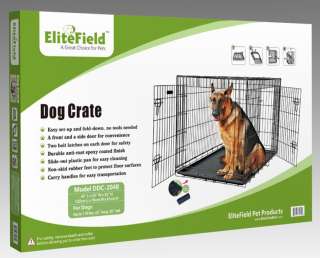EliteField 2 Door Folding Dog Crates