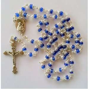  Silver Vintage Cross Rosary Necklaces Prayer Catholic Holy 