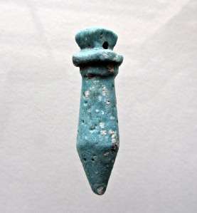 Ancient Egyptian amulet of a Papyrus Column from the Late Dynastic 