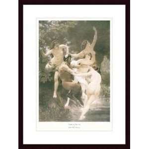   and Satyr   Artist Adolphe William Bouguereau  Poster Size 17 X 24